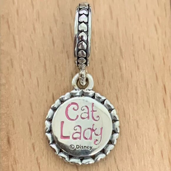 Pandora Aristocats Marie Cat Lady Disney Park Charm, S925 Silver Bracelets - Picture 2 of 4
